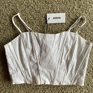 NWT - Jason Wu - white eyelet - TWO (2) piece set